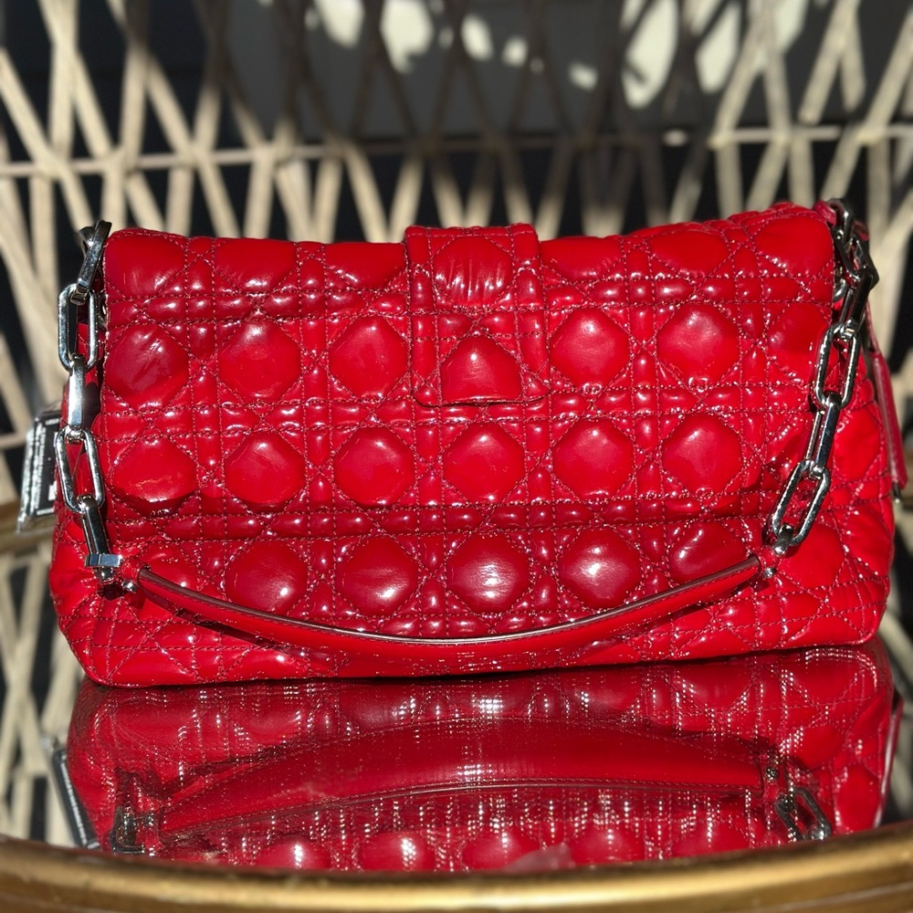 Christian Dior Patent Leather Shoulder Bag - Picture 3 of 7